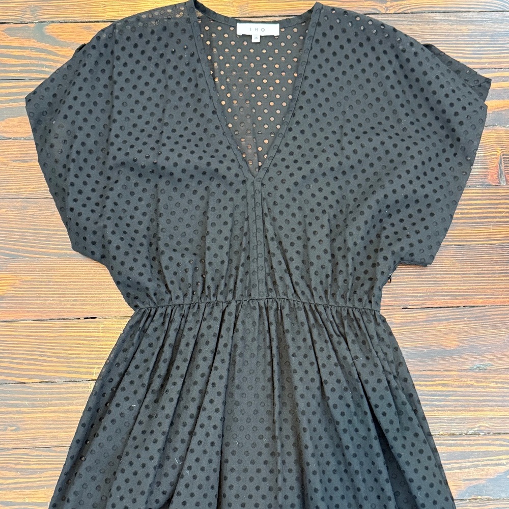 Iro Size 36 Black Summer Dress